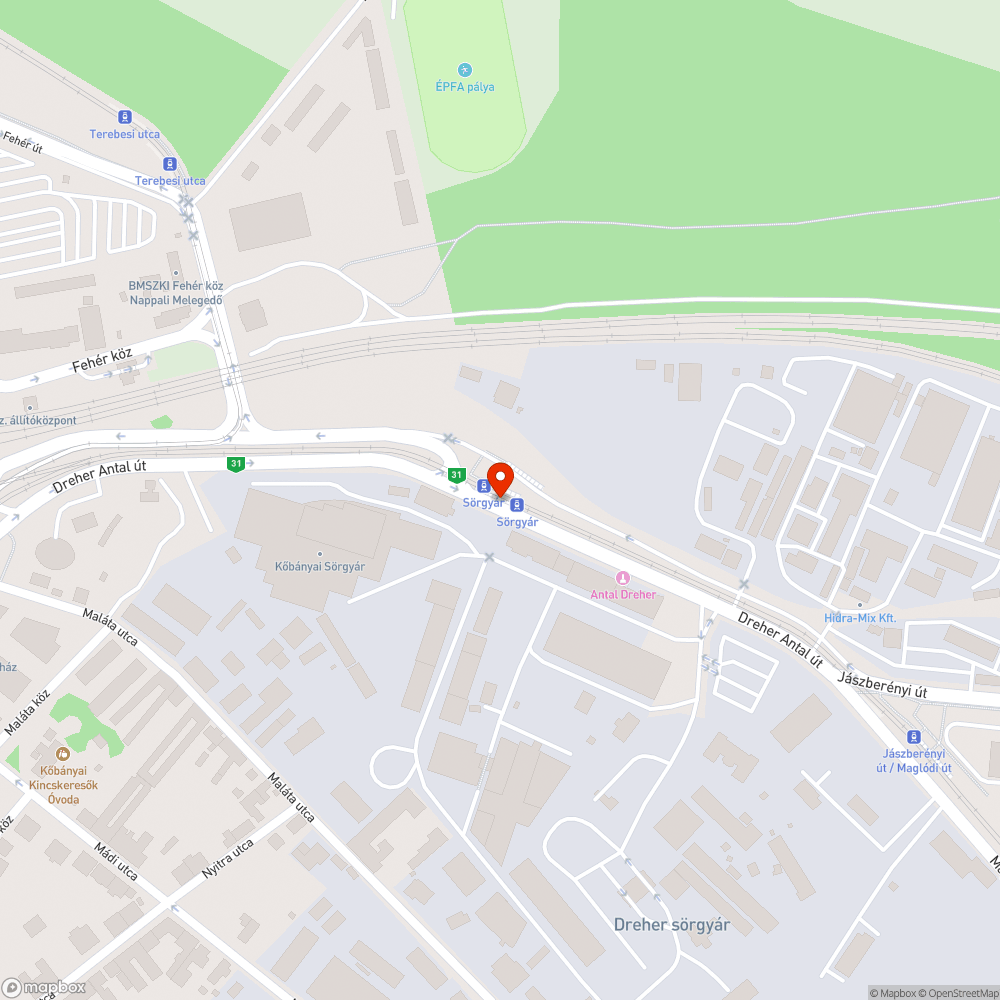 Kettő darab elhagyott Tescós kocsi bejelentés helye