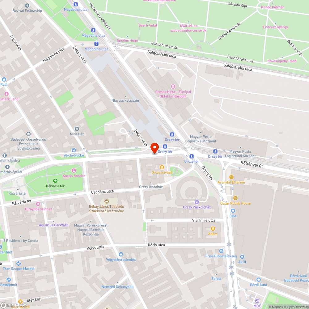 Rendszeres szemét a Baross utcában bejelentés helye