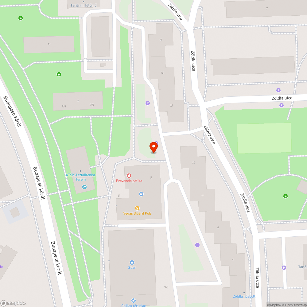 Tuskómarás Budapesti krt 5., Patika mellett bejelentés helye