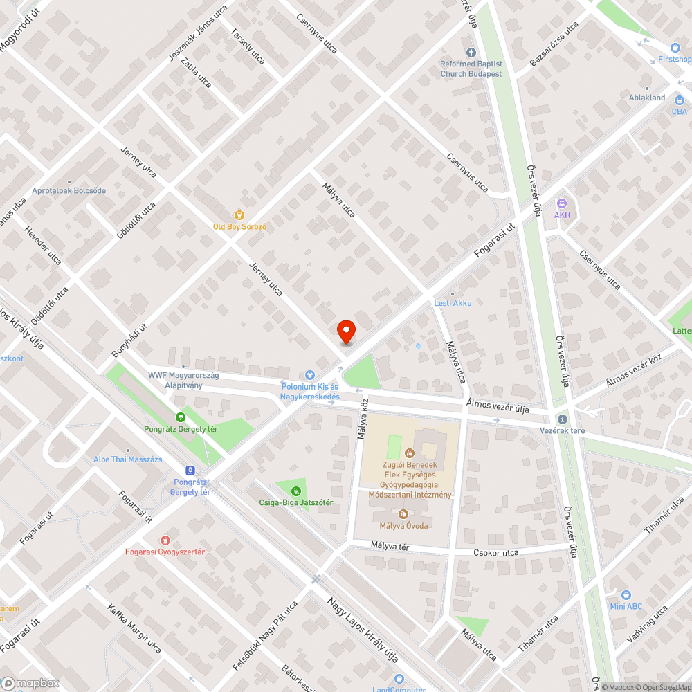 Eldugult összefolyó bejelentés helye