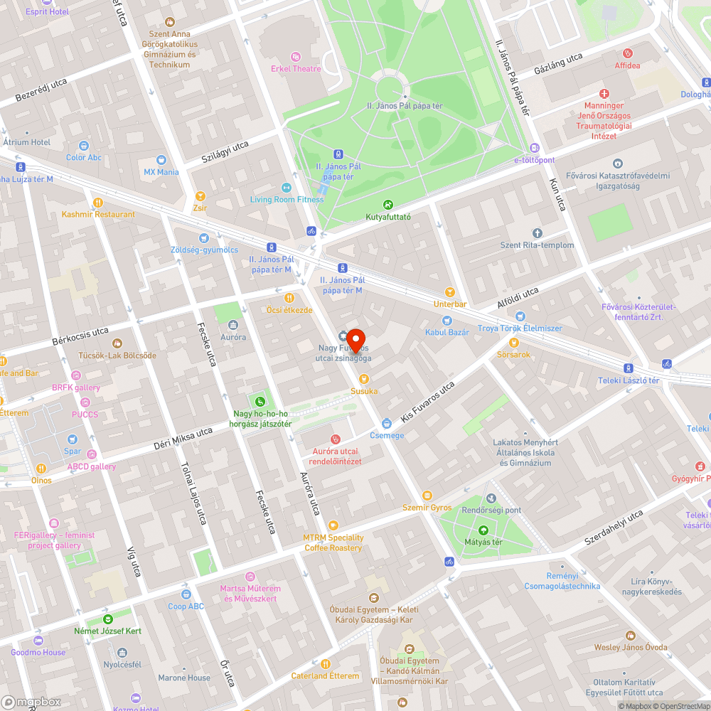 Nagy Fuvaros utca 8. szám előtt 3 kátyú a járdán bejelentés helye