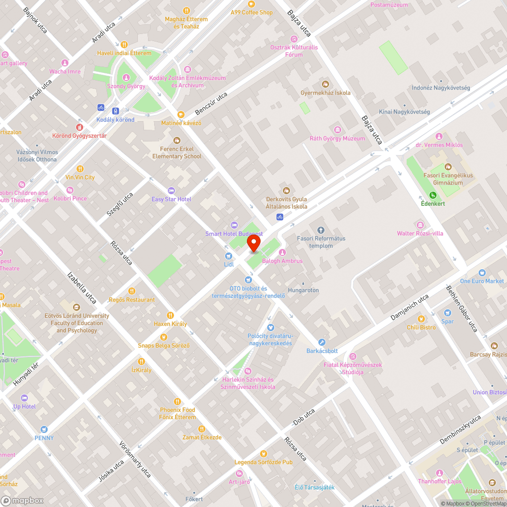 Üres oszlop bejelentés helye