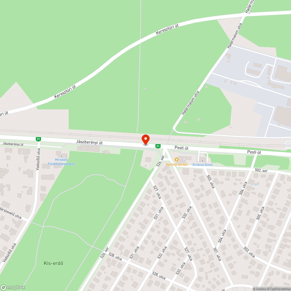 Sötét lámpa bejelentés helye