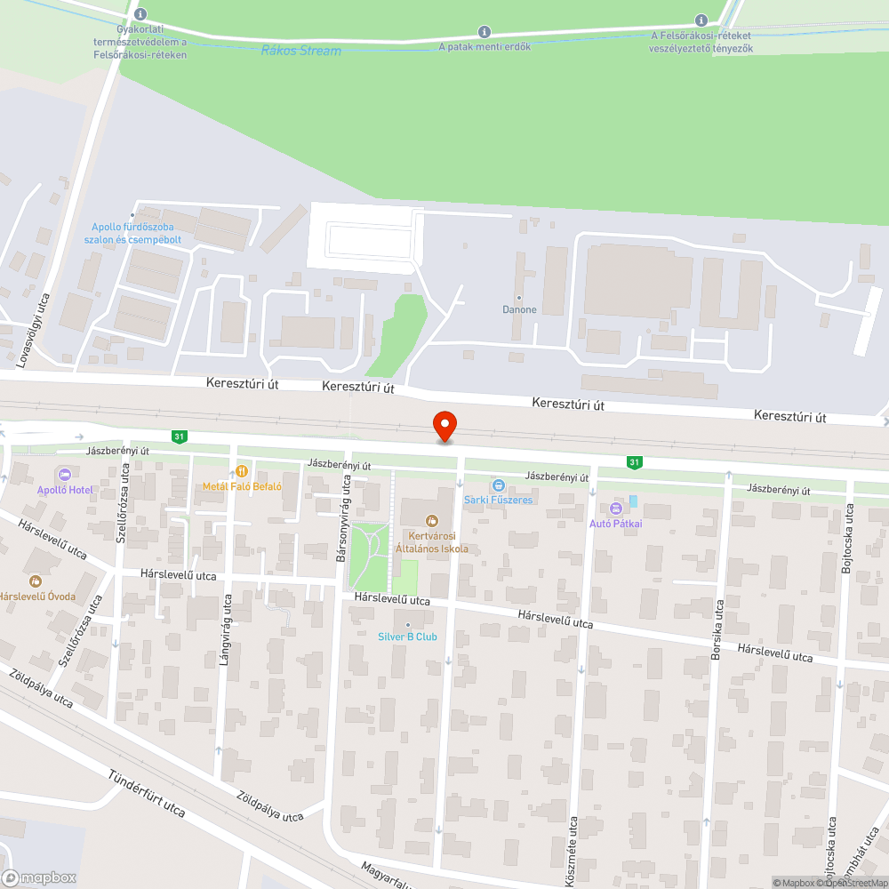 Sötét lámpa bejelentés helye