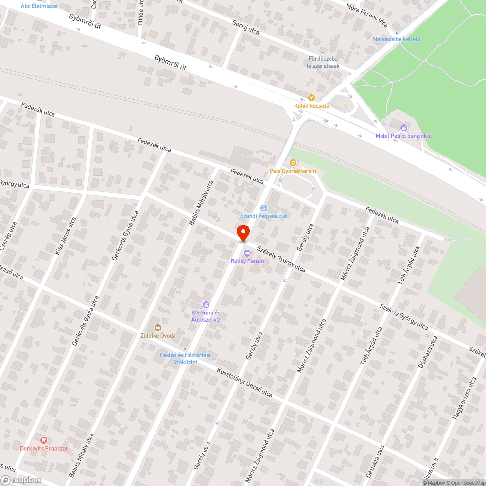 Sötét lámpa bejelentés helye