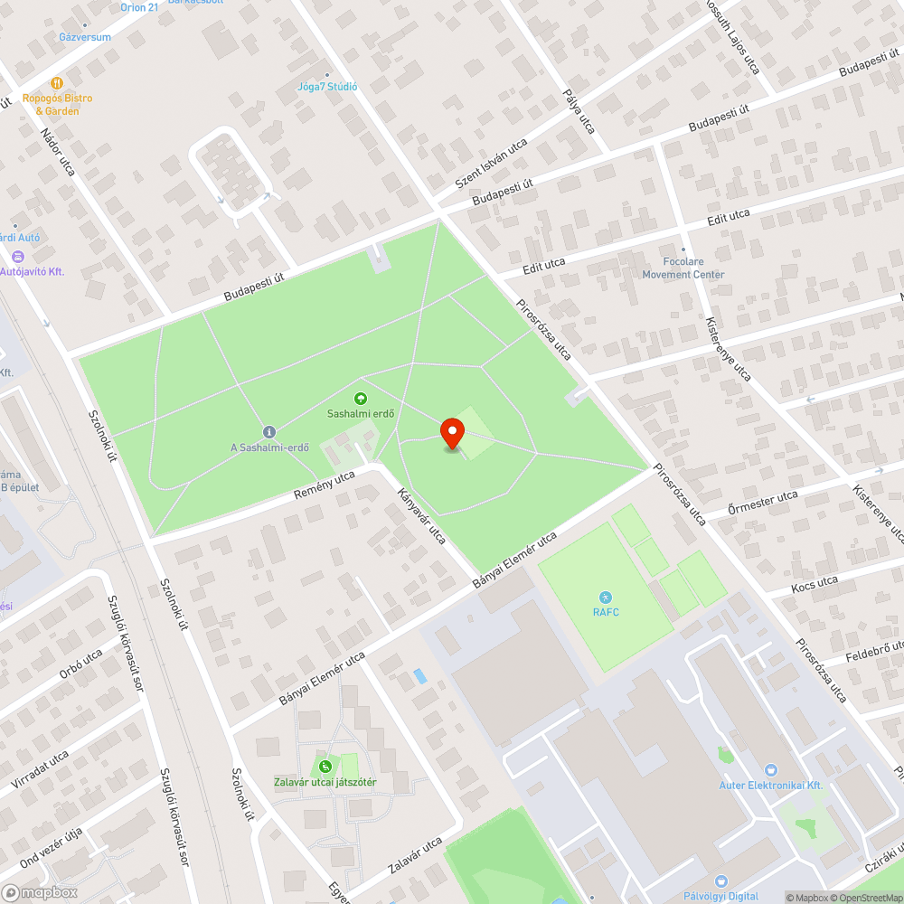 Összefirkált játszótér bejelentés helye