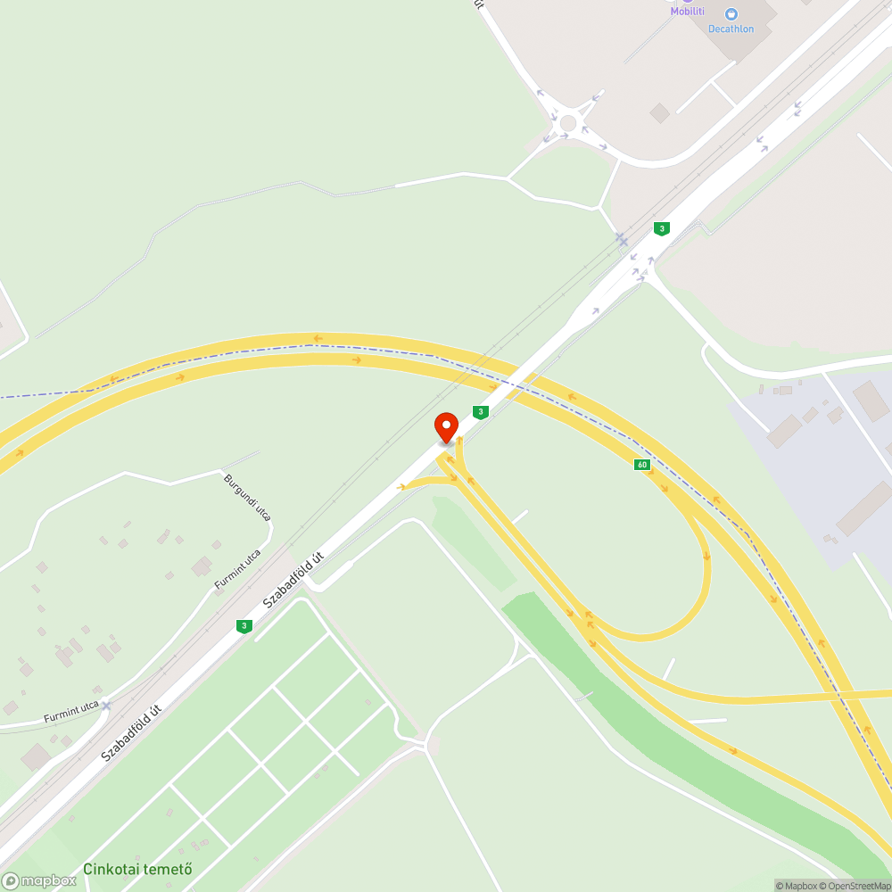 Kopott Stop tábla bejelentés helye