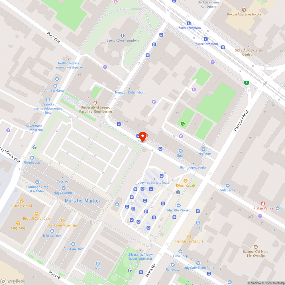 Megrongált tábla - Mars téri piac oldalsó bejarata bejelentés helye