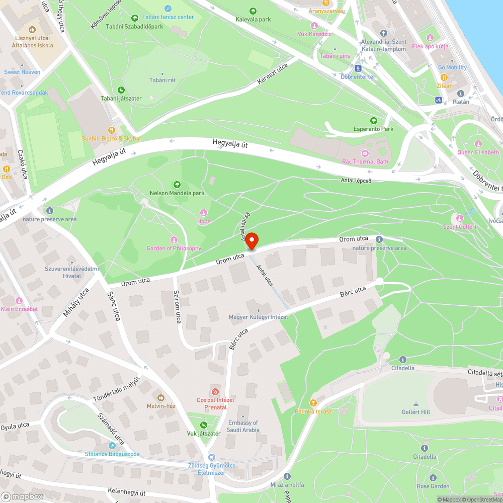 Balesetveszélyes lépcső bejelentés helye