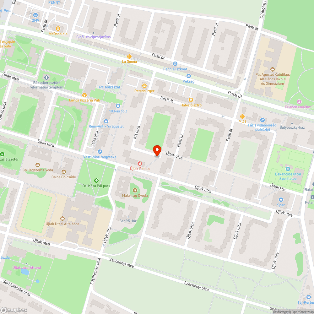 Rozzant parkolásgátló bejelentés helye