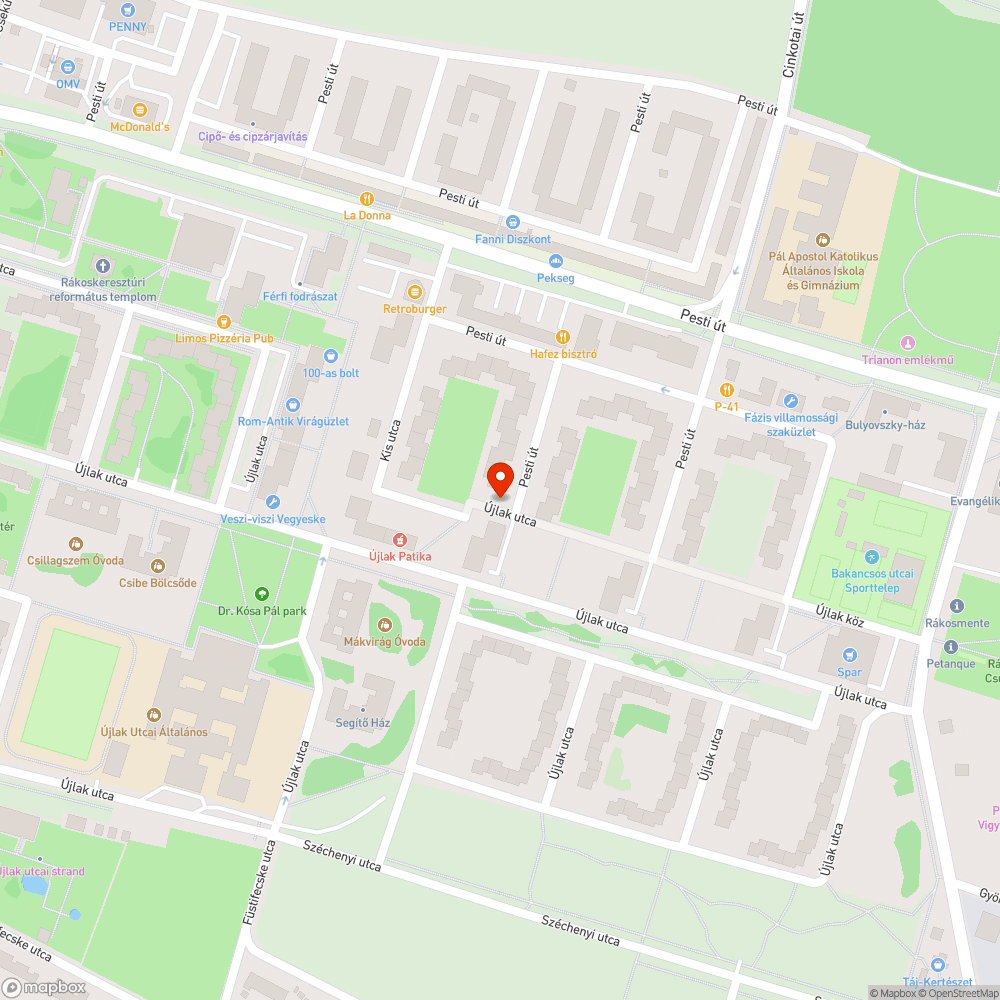 Másik betongyám bejelentés helye