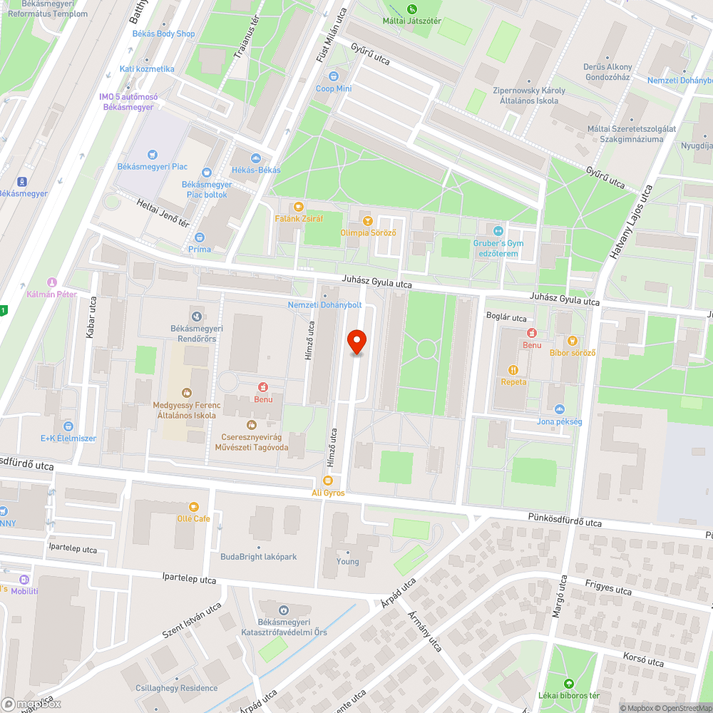 Parkolási probléma bejelentés helye