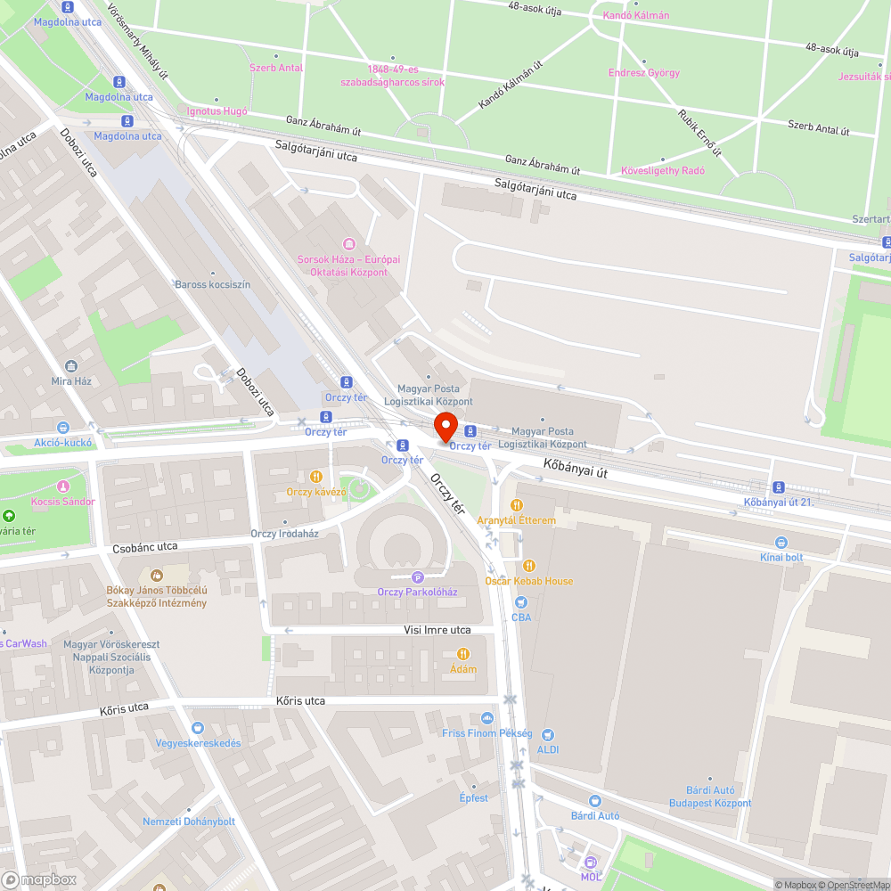 Megsüllyedt, csattogó csatornafedél bejelentés helye