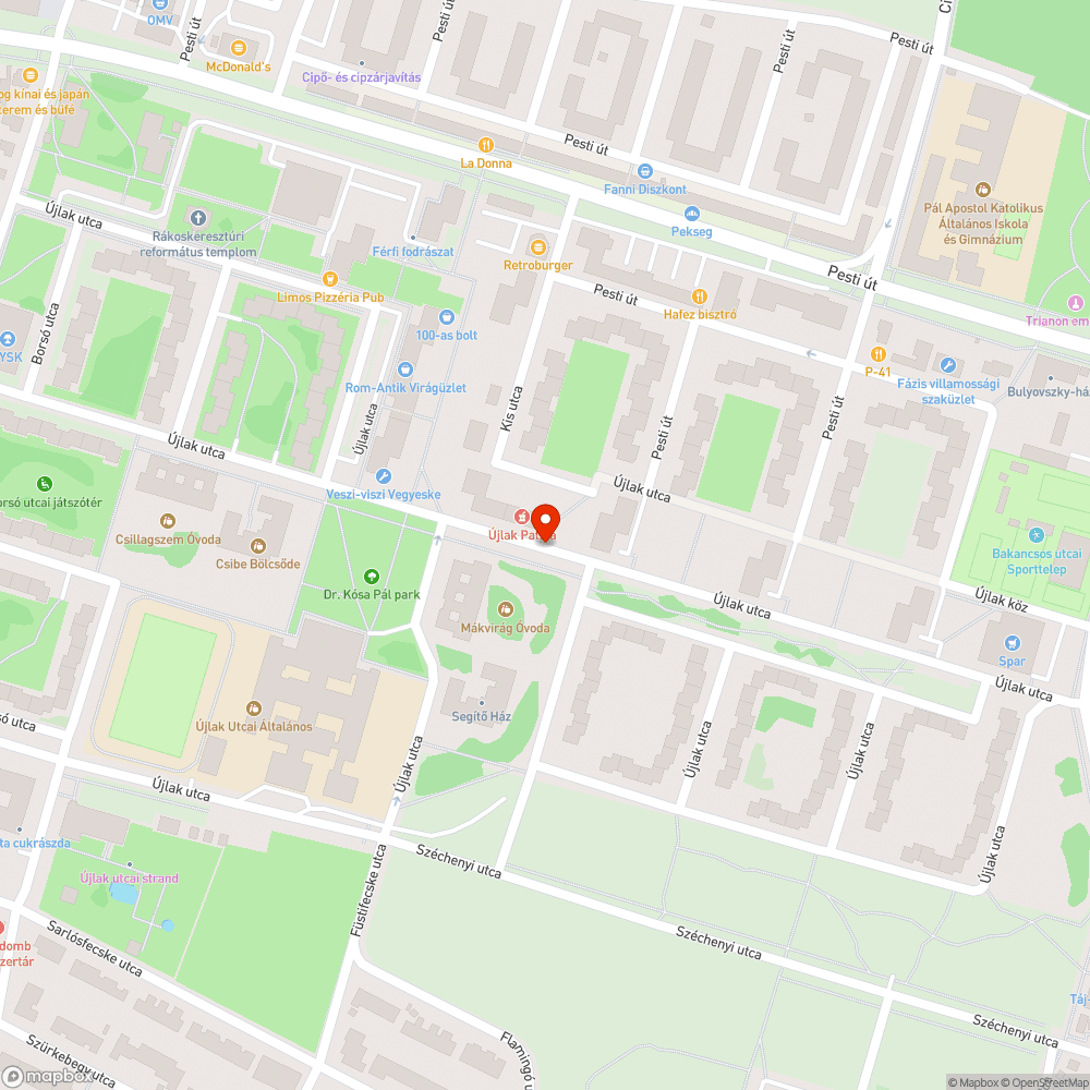 Kopott fedél bejelentés helye