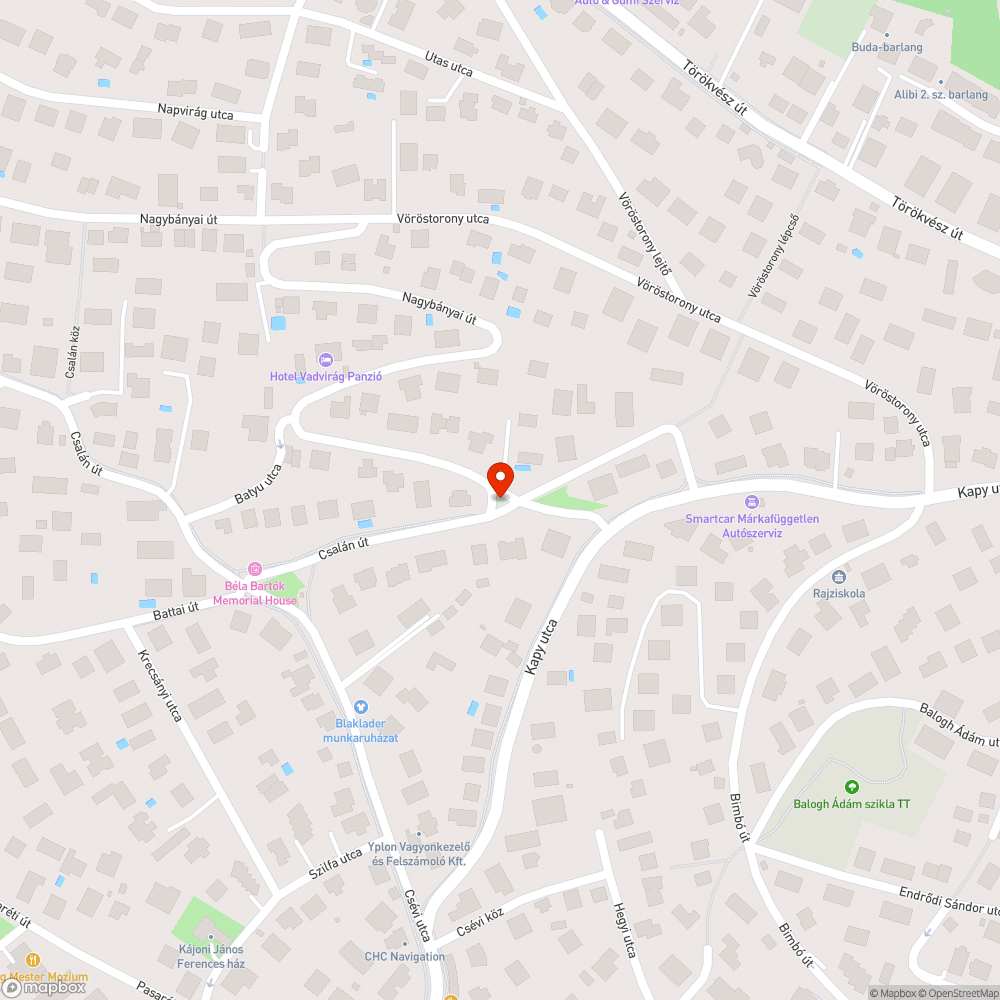 Távközlési doboz nincs megfelelően rögzítve bejelentés helye