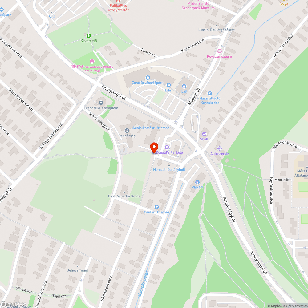 hibás lámpa bejelentés helye