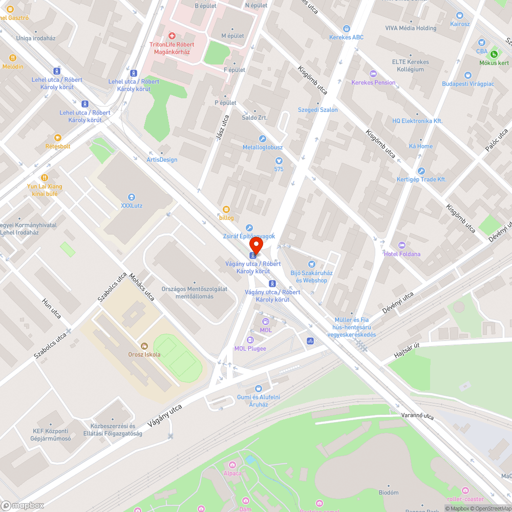 Összetört üveg a villamos megállóban bejelentés helye