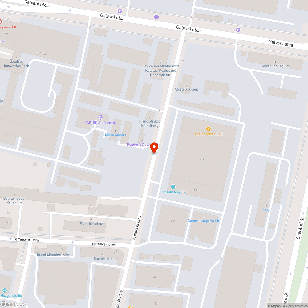 Roncs Opel bejelentés helye