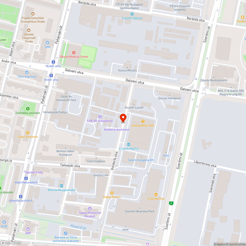 Elhagyott Audi bejelentés helye