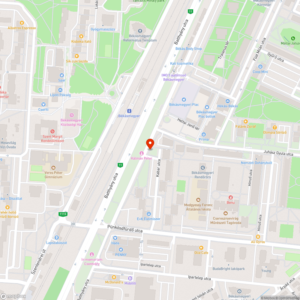 Kopott padok 2.0 bejelentés helye