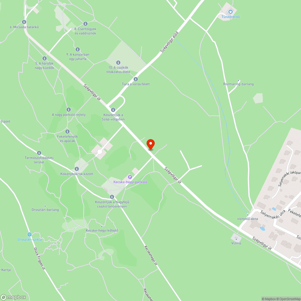 Szemétlerakat a Szépvölgyi úton bejelentés helye