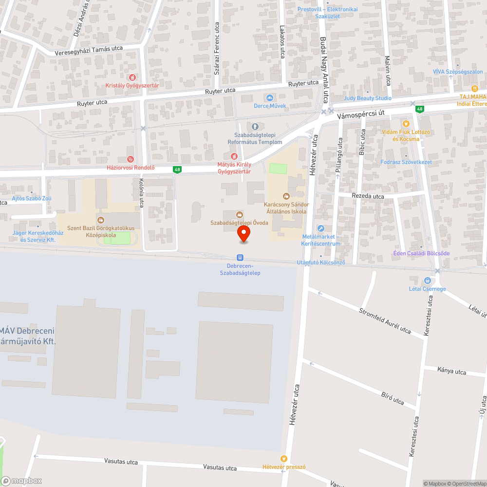 Illegális szemétlerakás bejelentés helye