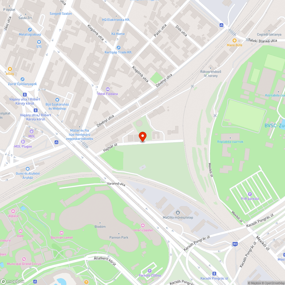 Szeméthalmok a Hajtsár úton bejelentés helye