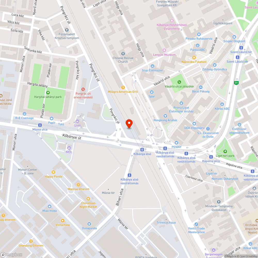 Mozgó aknafedél bejelentés helye