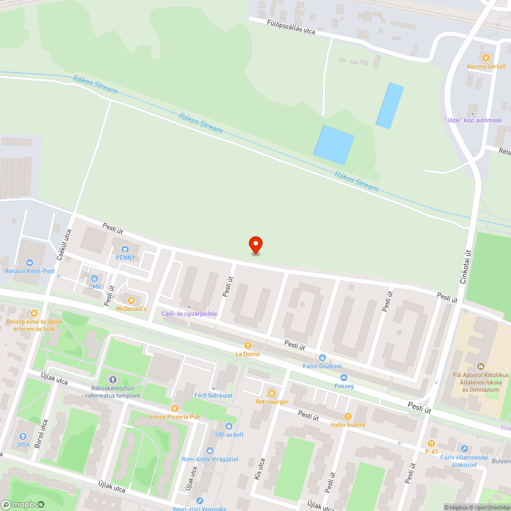 Nem működő közvilágítás. bejelentés helye