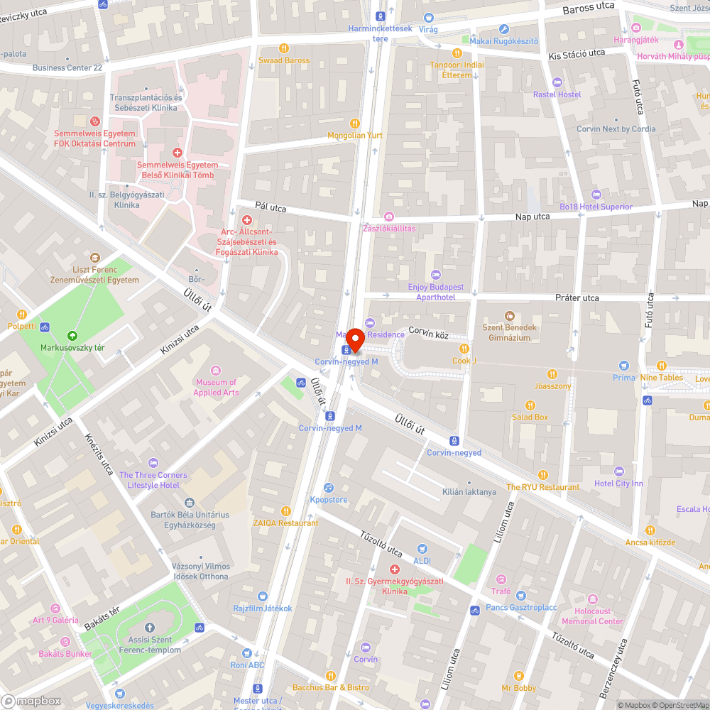 sérült fedlap keret - Corvin bejelentés helye