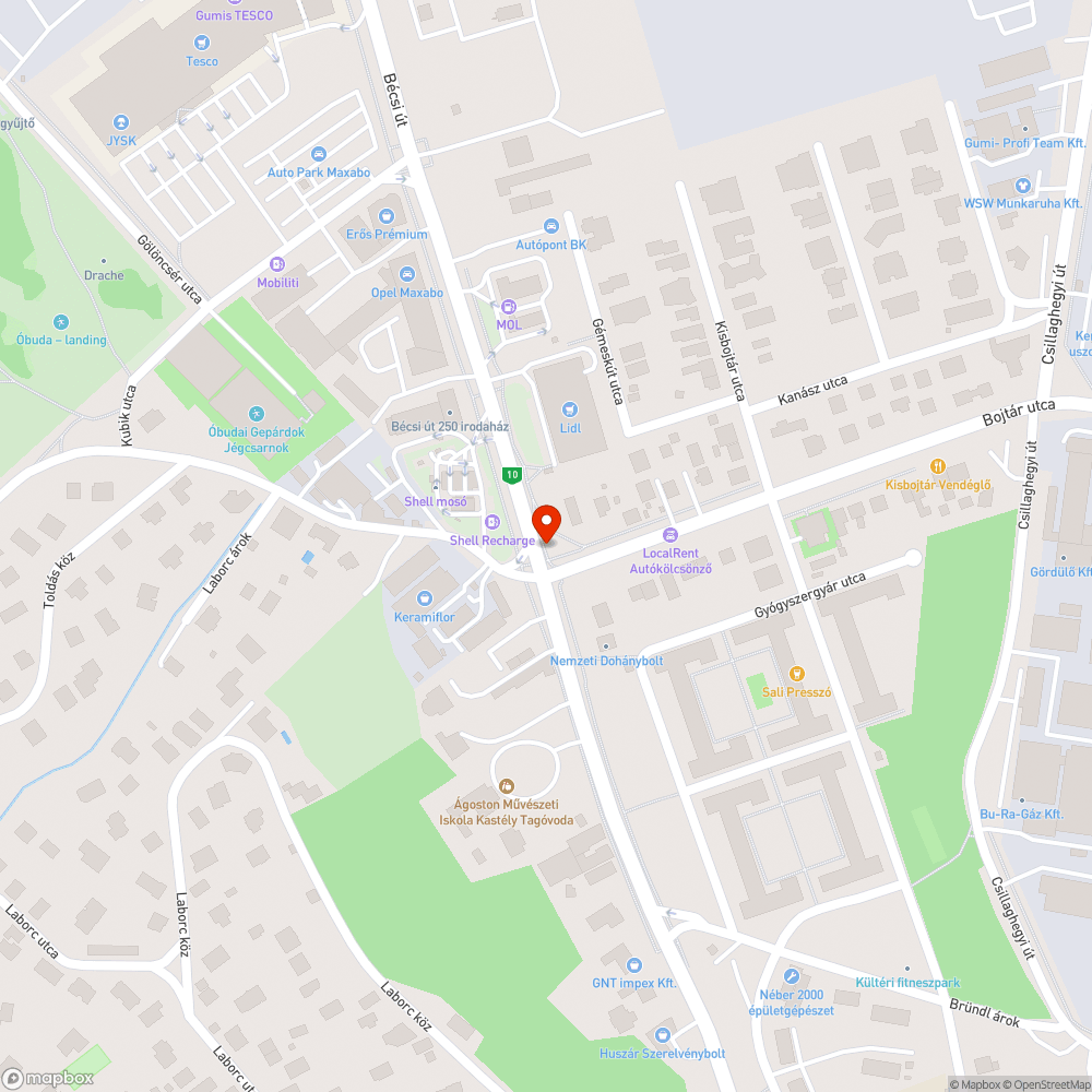 Rozsdás oszlop bejelentés helye