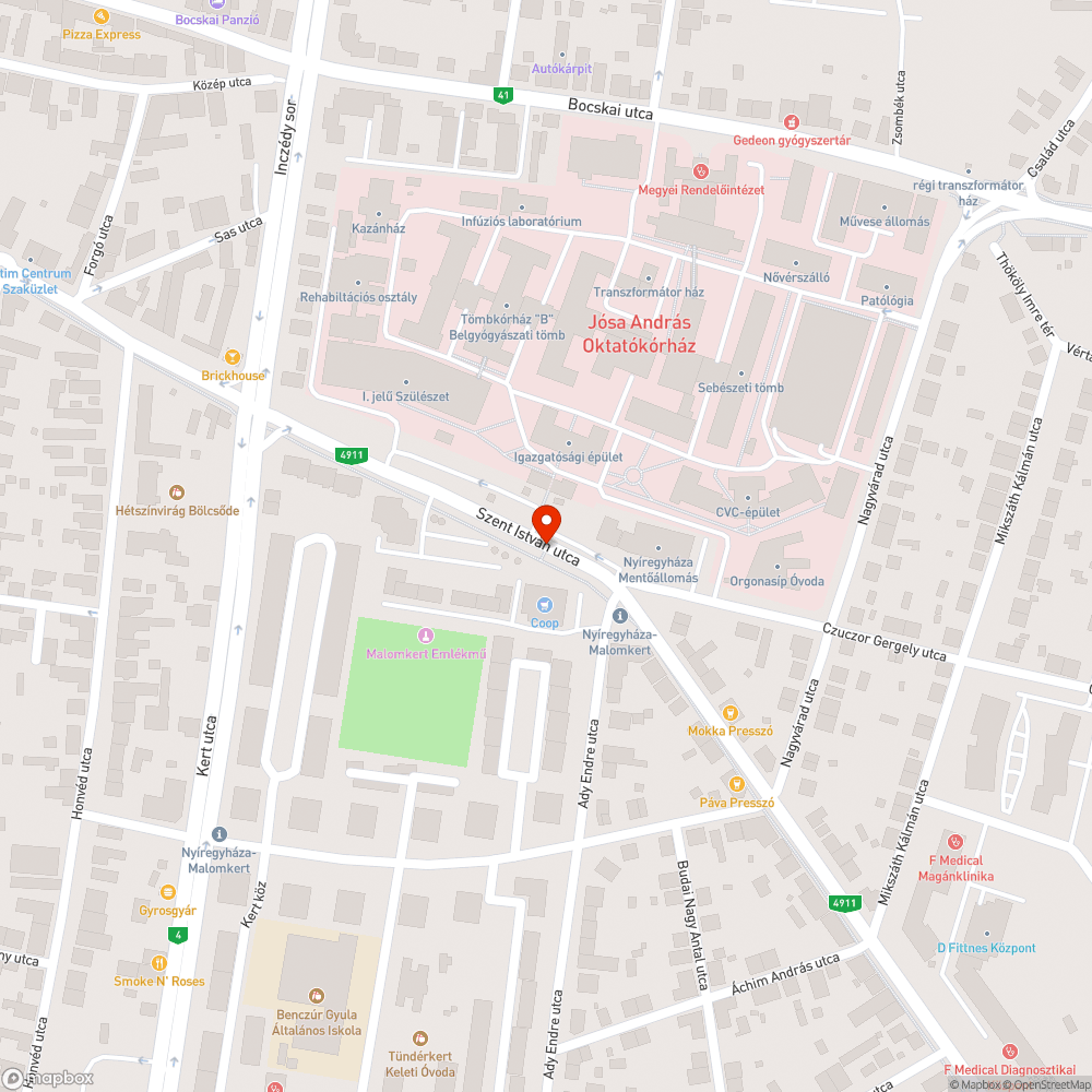 Szemetes utca bejelentés helye