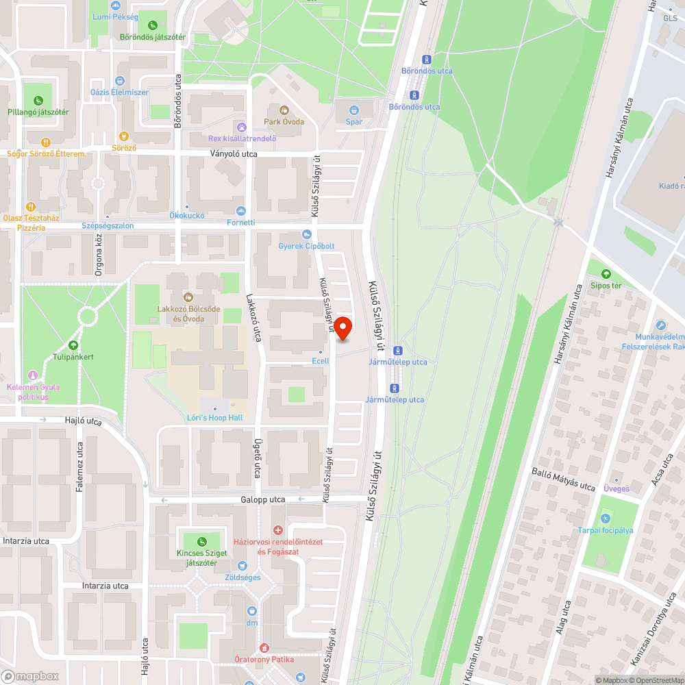 Üres fahelyek bejelentés helye