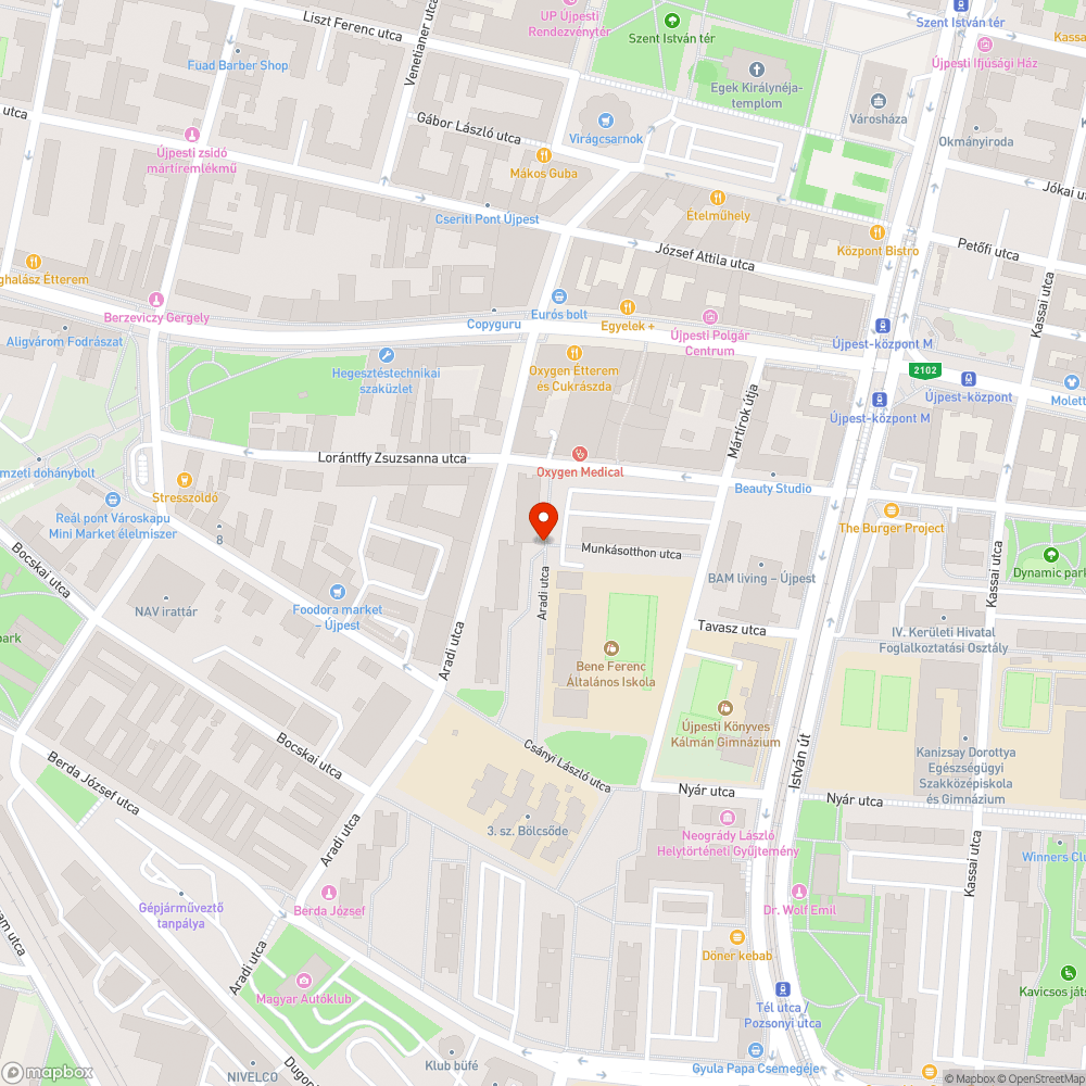 Gumiabroncsok a zöldfelületen bejelentés helye