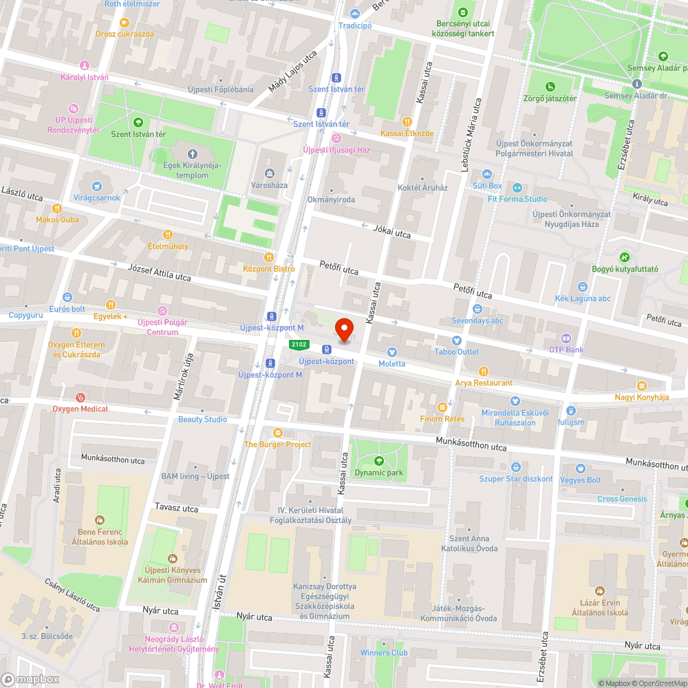 Kopott ülőfelület bejelentés helye