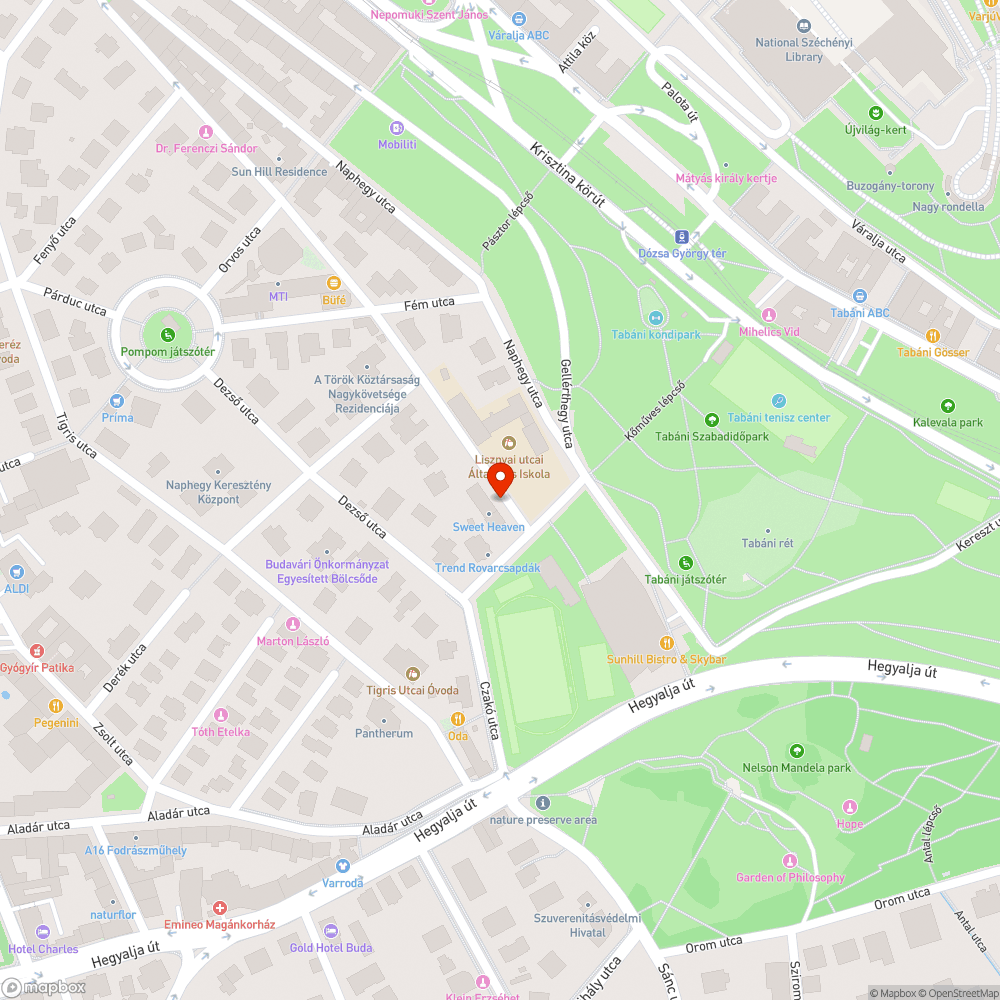 Gödör bejelentés helye