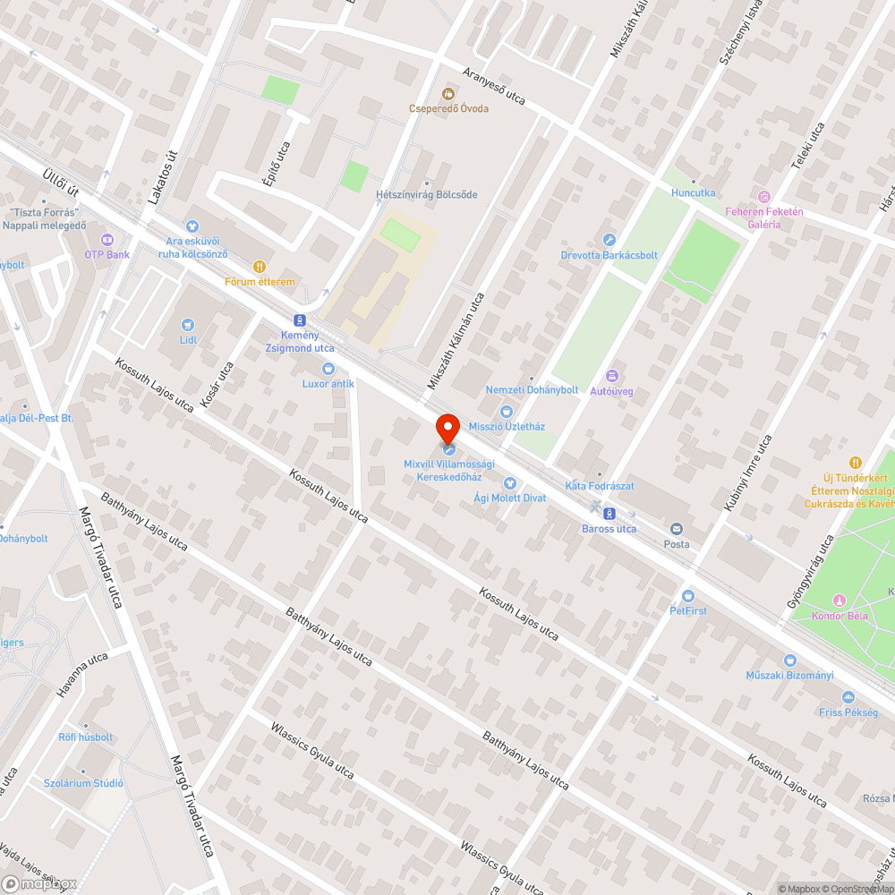 Beszakadt ismeretlen közmű fedlap bejelentés helye