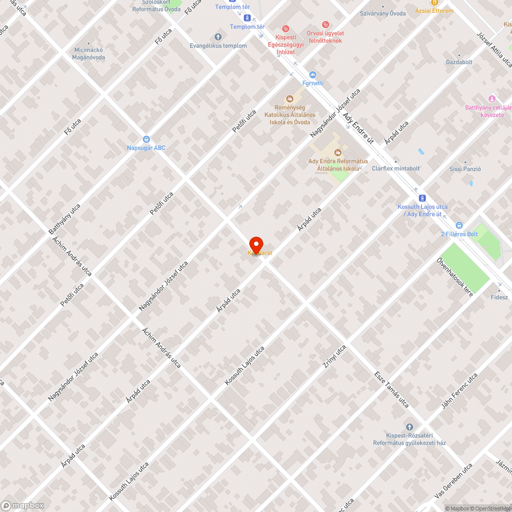 Rendszám nélküli BMW bejelentés helye