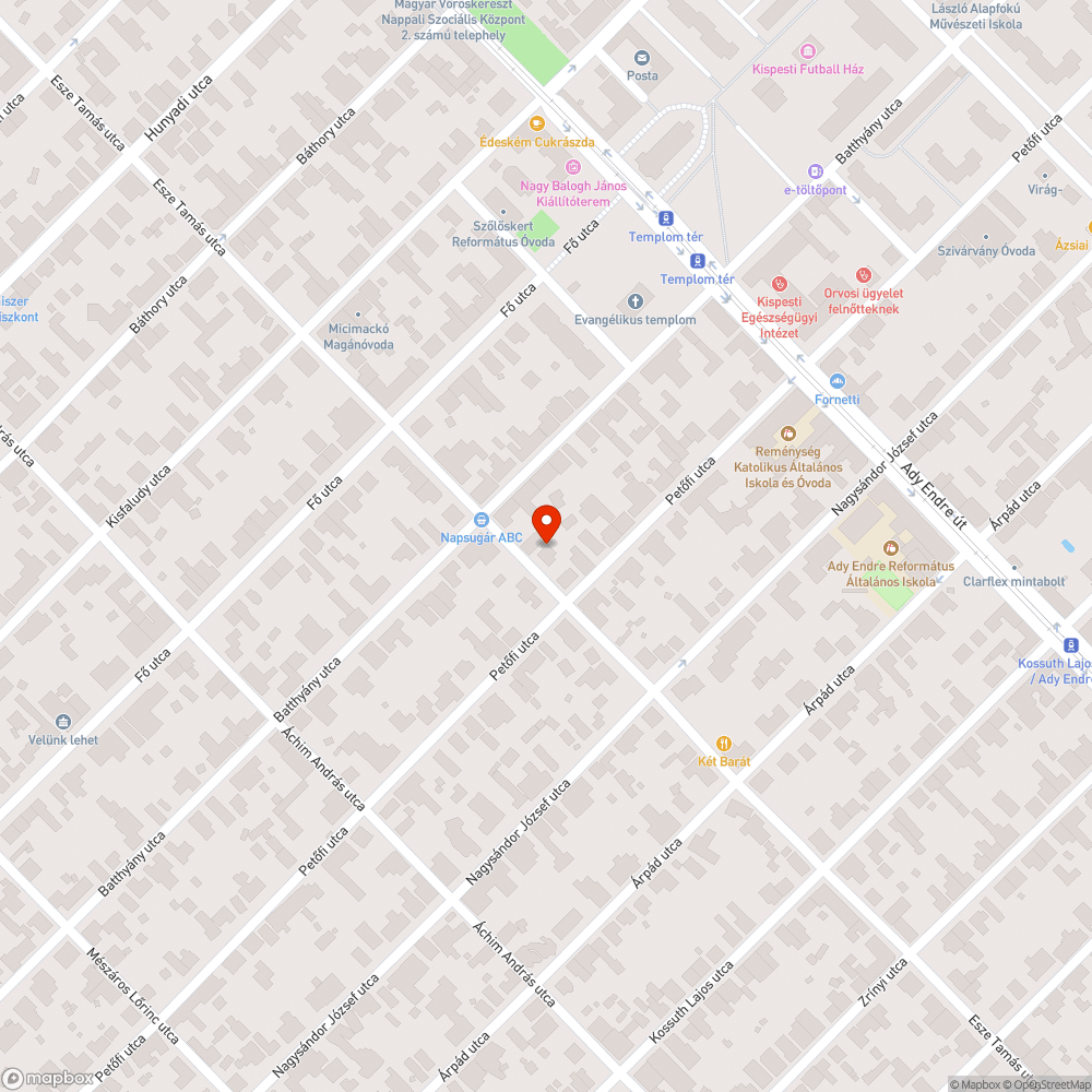 Rendszám nélküli fehér Suzuki bejelentés helye