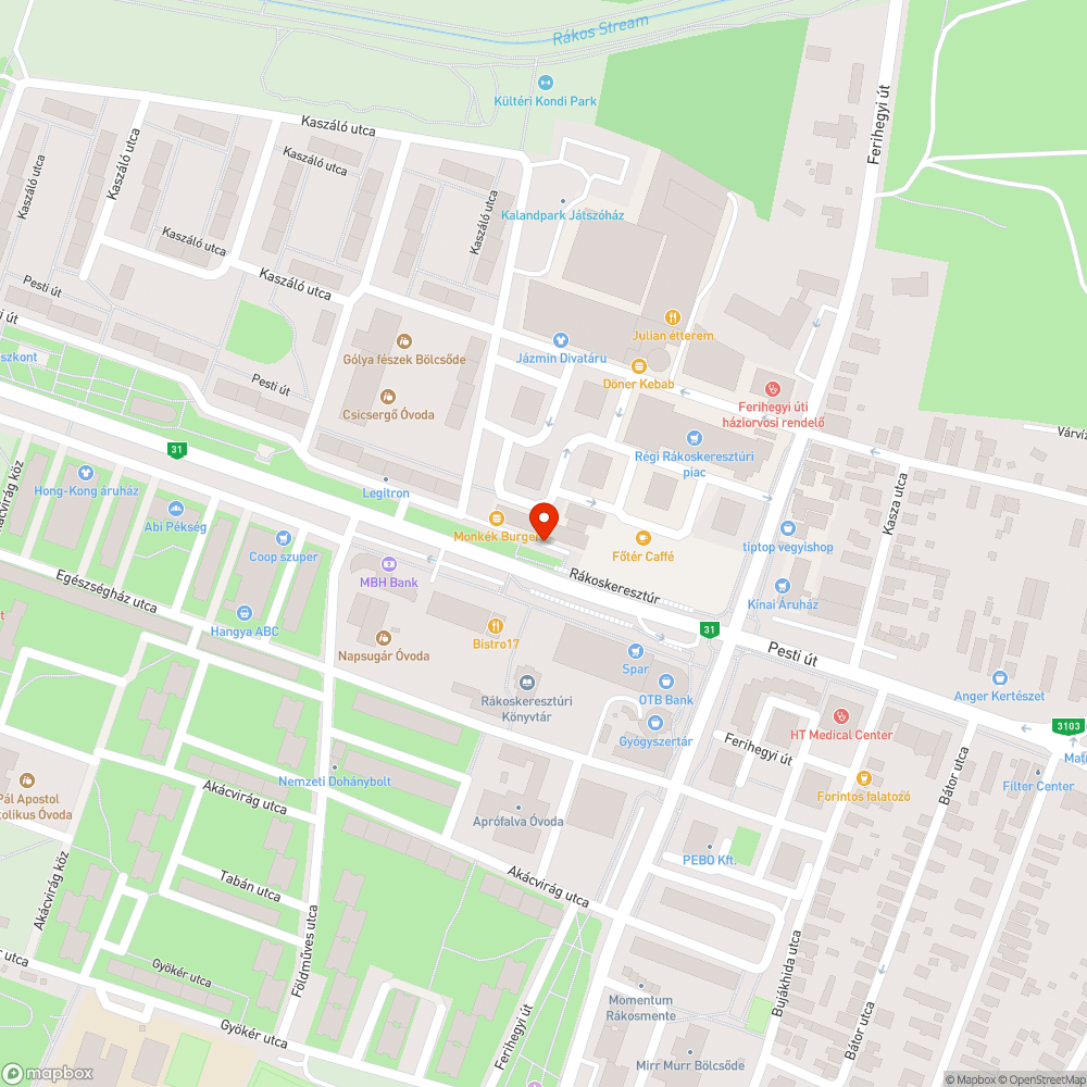 Kopott bejelentés helye