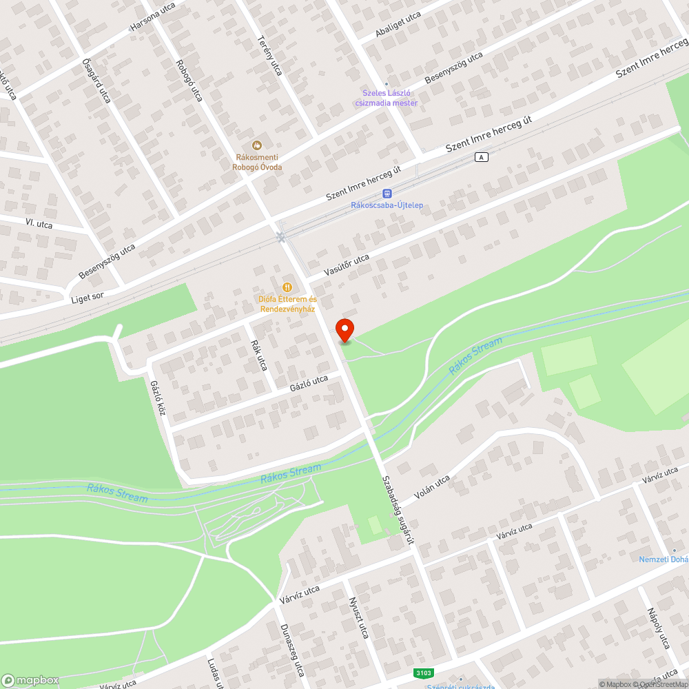 Járdára dőlő kerítés bejelentés helye