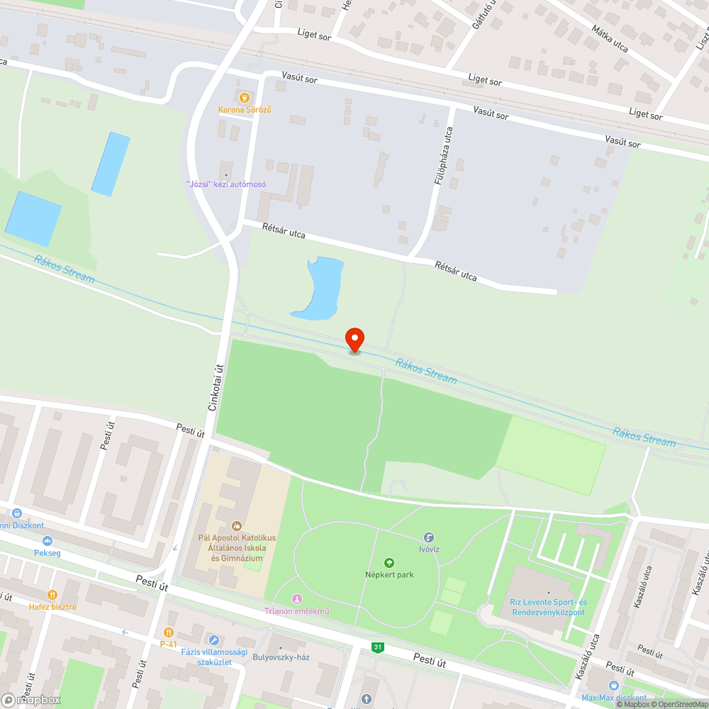 Újabb kupac bejelentés helye