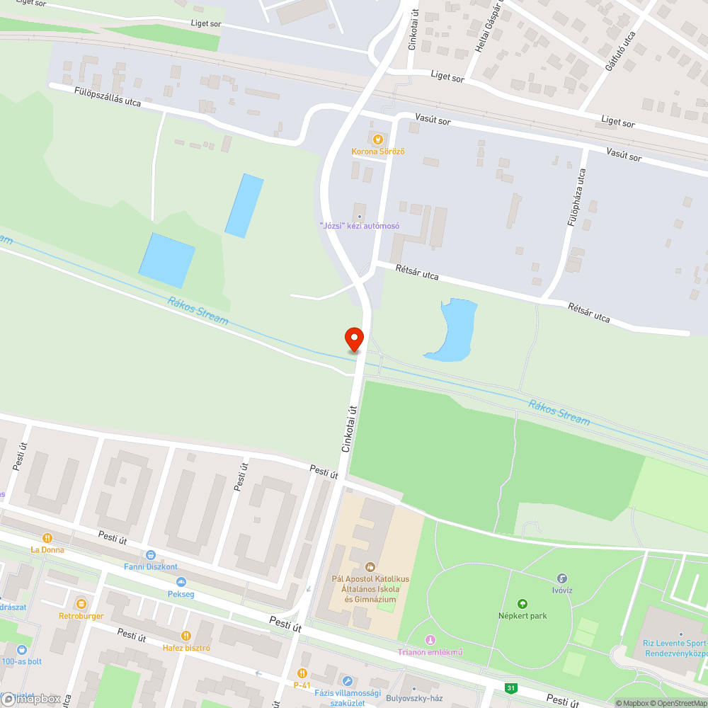 Útépítési törmelék bejelentés helye