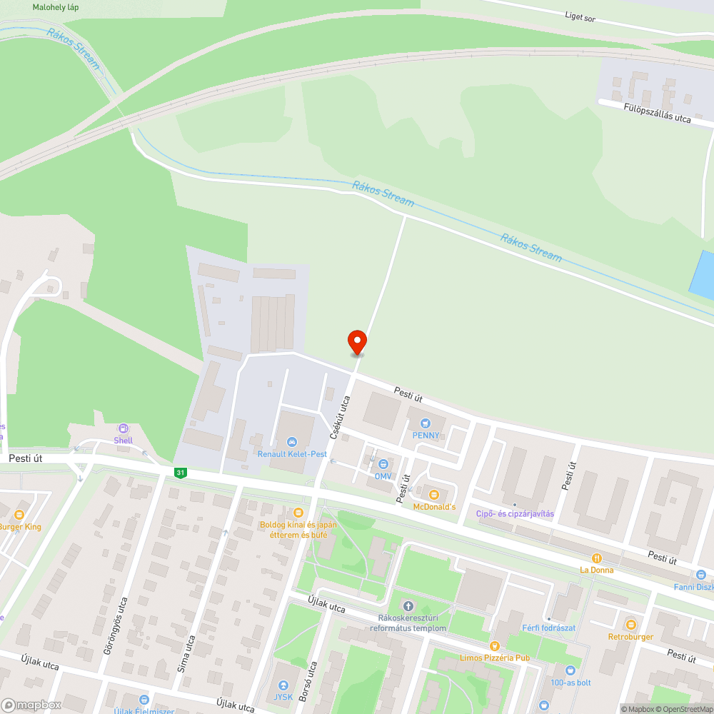 Elfordított tábla bejelentés helye