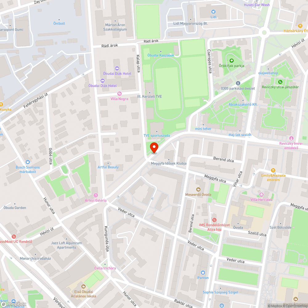 csordogáló tűzcsap bejelentés helye