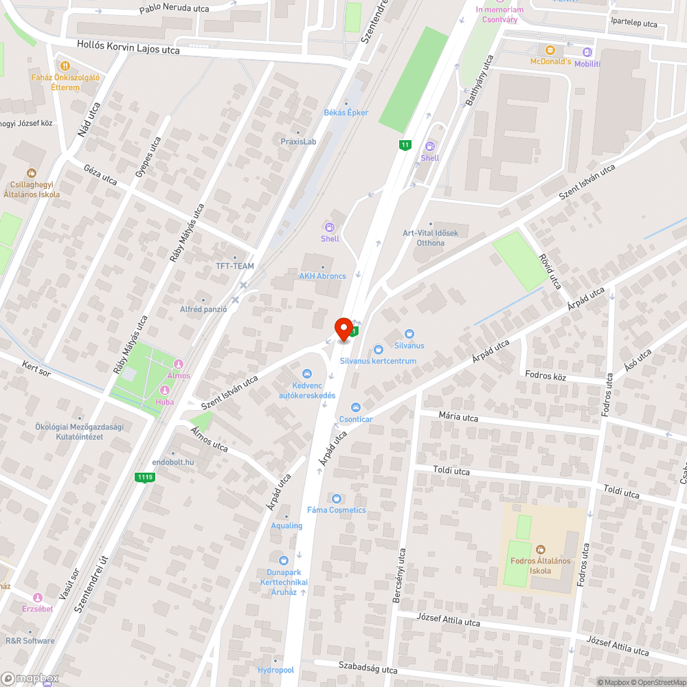 Kiégett / nem világító LED lámpák bejelentés helye