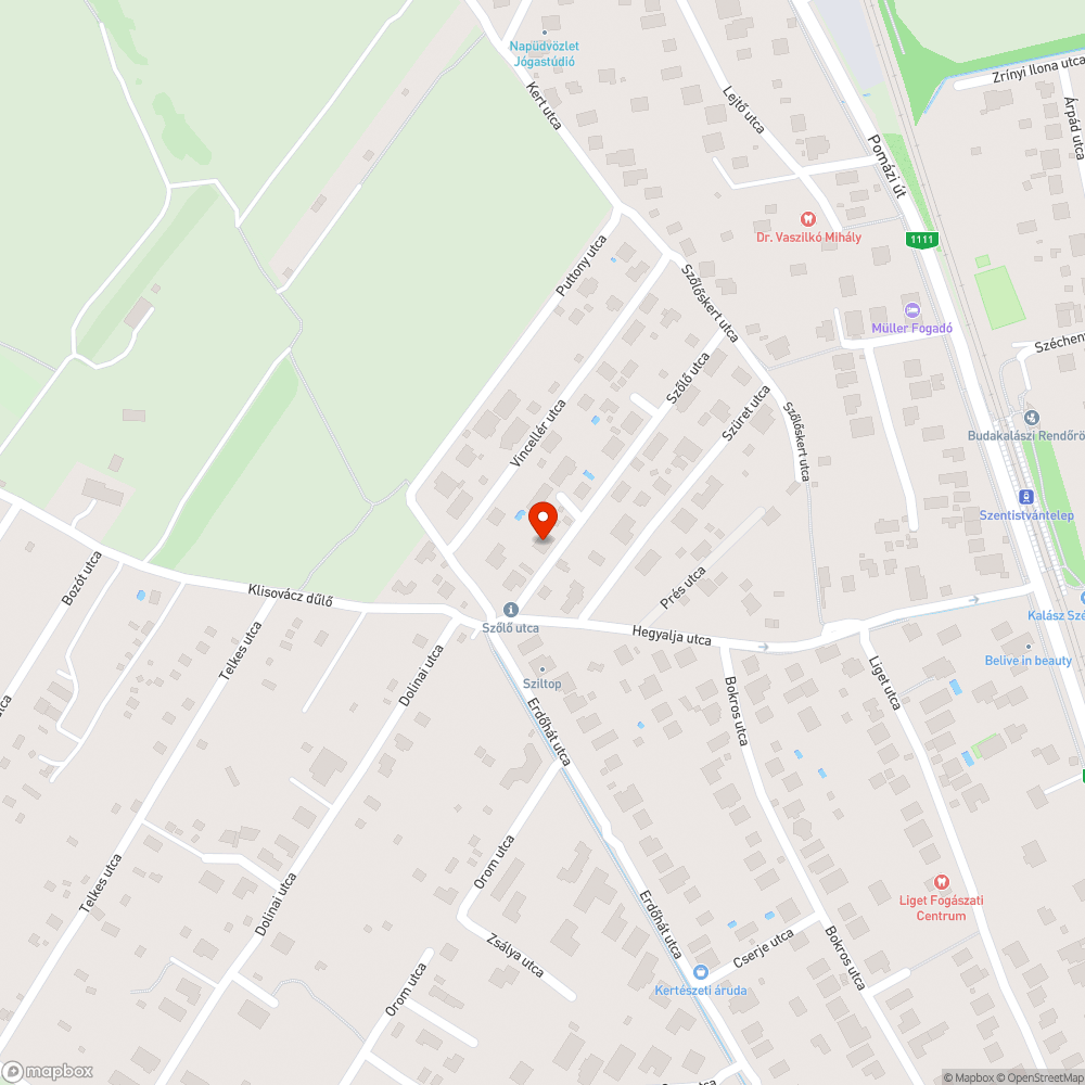 Sötét az utca első szakasza bejelentés helye