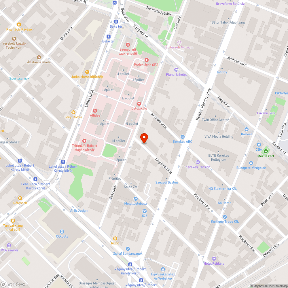 Járdaburkolat mélyedése bejelentés helye