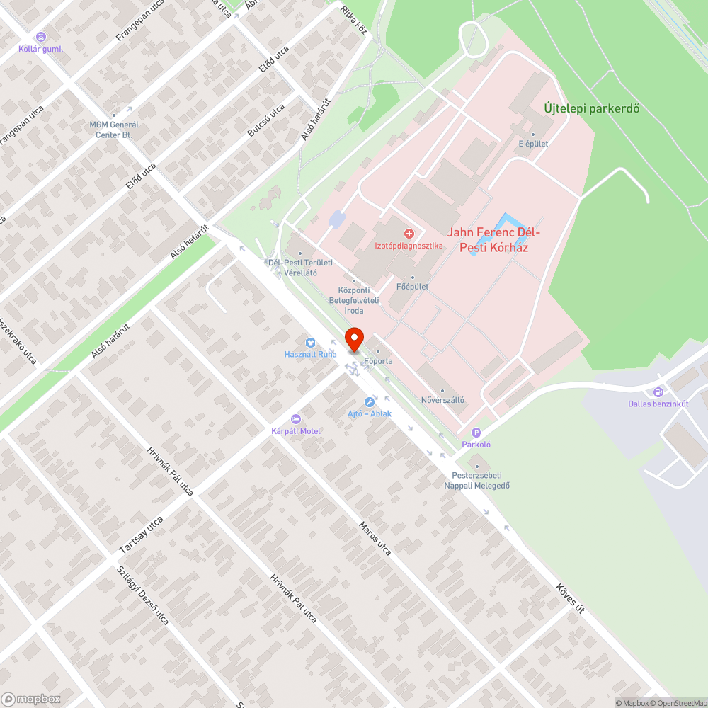 Szemetes megálló bejelentés helye