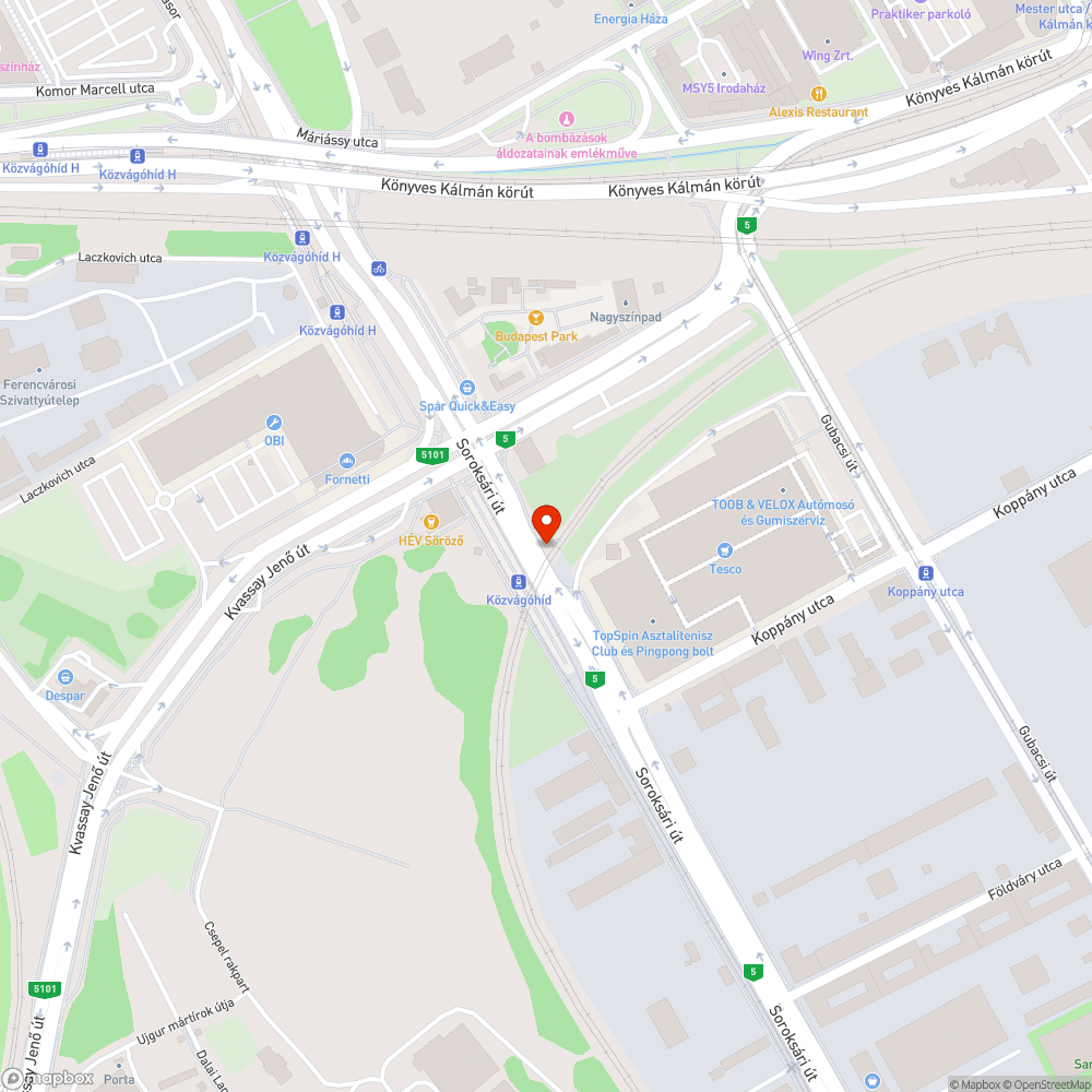 Kátyús csatornafedél bejelentés helye